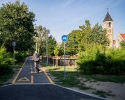 Kerékpárúttal kötötték össze Pécsen a belvárost a keleti résszel