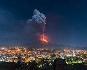Az Etna kitörése okozott kiugró kén-dioxid-szennyezést