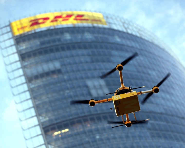 Világelső a német posta: drónos csomagkézbesítés