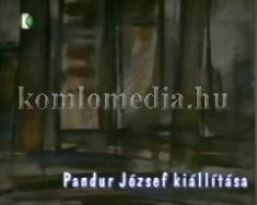 Pandúr József kiállítása a színházban - etűd