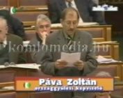 A gázfelhasználás korlátozásáról - parlamenti felszólalás, riport (Páva Zoltán)