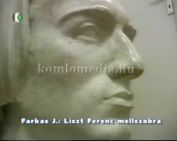 Köztéri szobraink - Farkas J. - Liszt Ferenc mellszobra