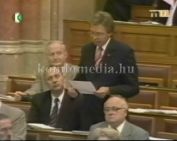Parlamenti felszólalás a bánya rekultiváció ügyében (Kékes Ferenc, Páva Zoltán, Szalay Gáb
