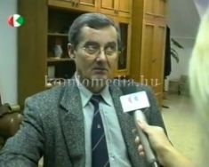 Tűzoltóparancsnok az elmúlt évet értékeli (Halász Jenő)