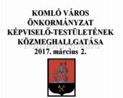 Beszámoló Komló város 2016. évi költségvetéséről (Polics József)